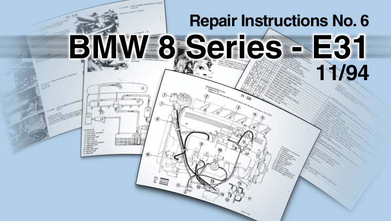 BMW 840 850i E31 WORKSHOP and ELECTRICAL SERVICE REPAIR ...